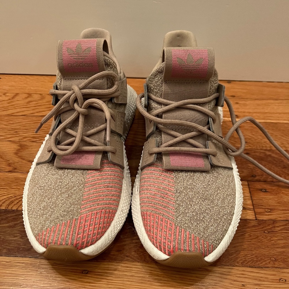 Adidas Prophere Sneakers In Khaki / Chalk Pink Size 5